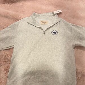 High Point University Gray Quarter-Zip Sweatshirt